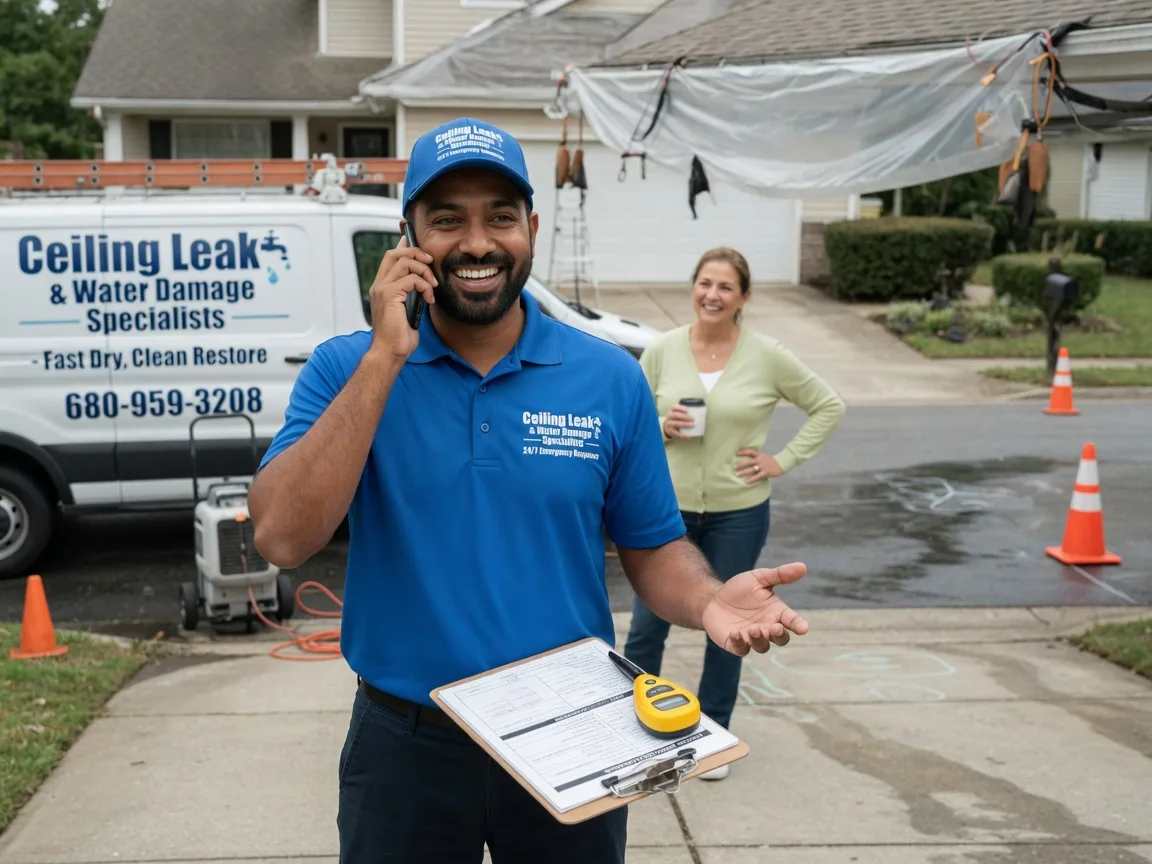 Ceiling Leak Cleanup Dexter, KS FAQs